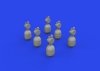 Eduard 672395 WWII USAAF oxygen cylinder A-4 1/72